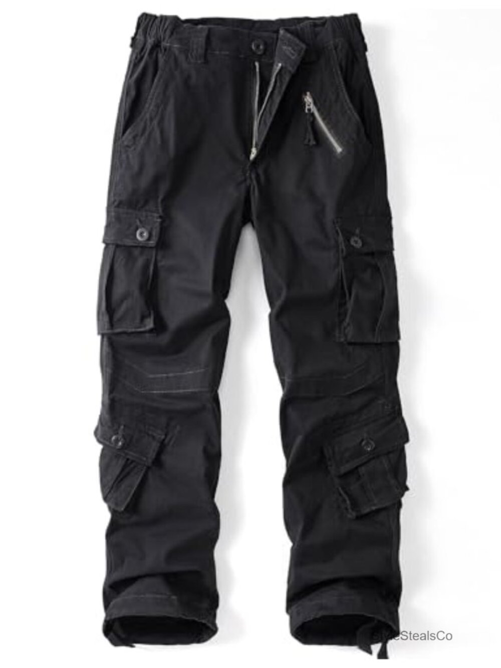 Women's Camo Cargo Pants Ripstop Hiking Work Multi-Pocket